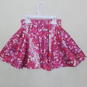 Zara Terez Girl's Activewear Skater Skirt Size Small in Pink White Art‎ Deco